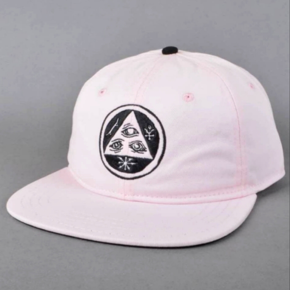 Welcome Skate Other - 🩷NWT Welcome Skate Talisman Uncon Snap Baby Pink Adjustable Back Ball Cap, OSFM